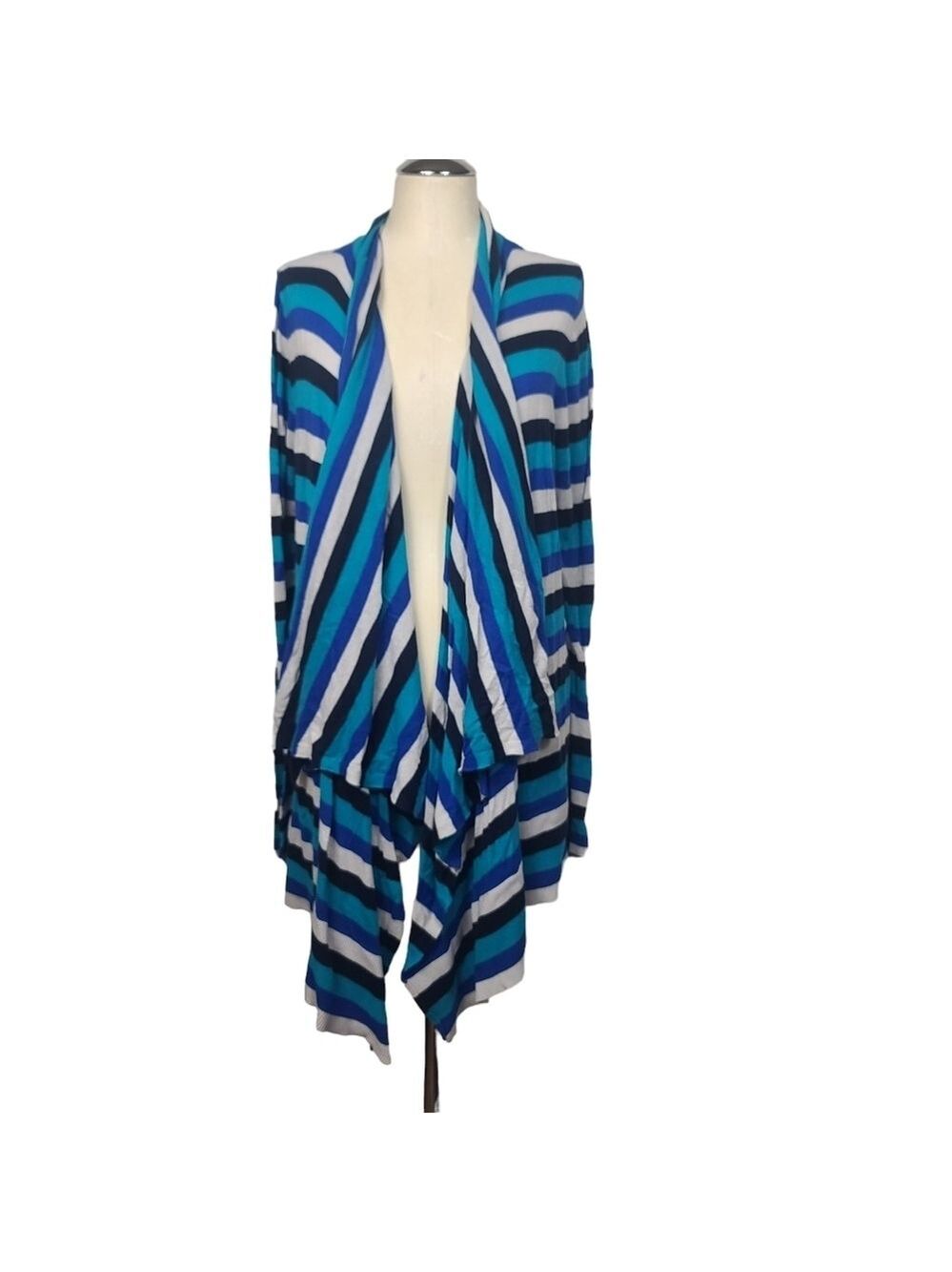 Lane Bryant Striped Open Cardigan 18/20